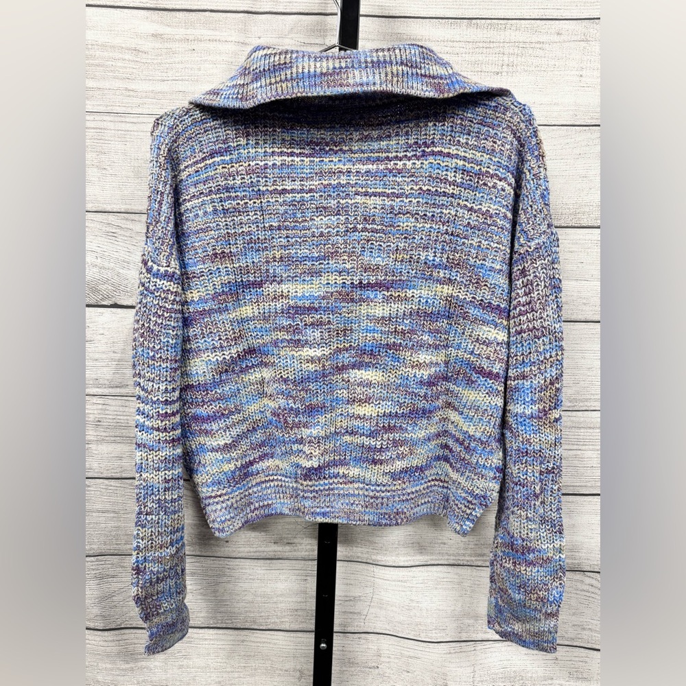 Daisy Street Space-Dye Knit Quarter-Zip NWT - Picture 8 of 8